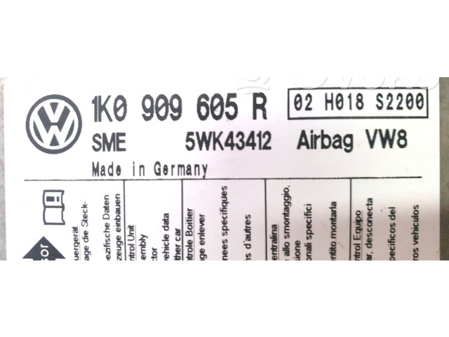 Блок подушек безопасности 1K0909605R   Volkswagen Jetta V