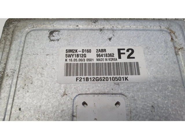 Блок управления двигателем Блок управления 96418362   Chevrolet Epica