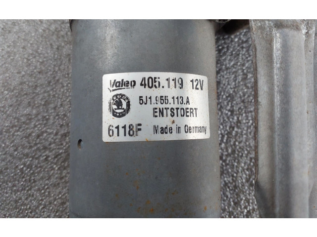 Моторчик дворников 5J1955113A Skoda Fabia Mk2 (5J)