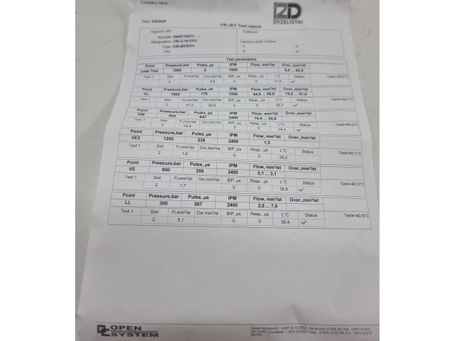 Форсунка 0445110477    Skoda Octavia Mk3 (5E)   