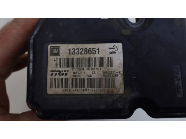 Блок АБС 13328651, 13328651   Saab  9-5  2010 - 2016 года
