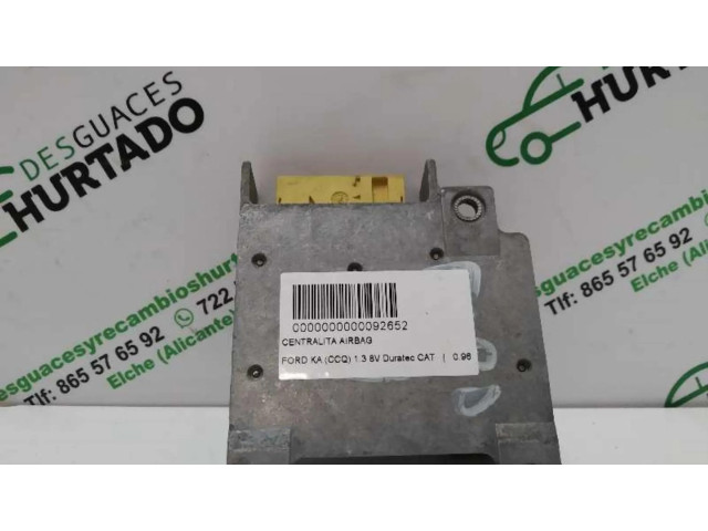 Блок подушек безопасности 97KG14B056BB, CENTRALITAAIRBAG   Ford Ka