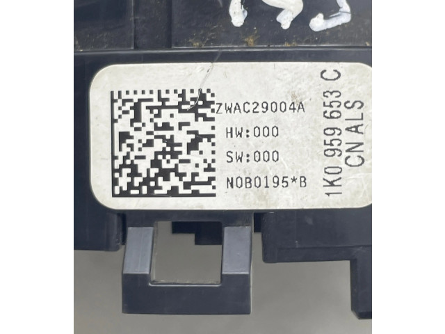 Подрулевой шлейф SRS ZWAC29004A, N0B0195B Volkswagen Touran I