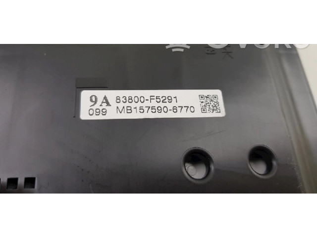 Přístrojová deska  Toyota Yaris 2018 83800F5291, 83800F5291  