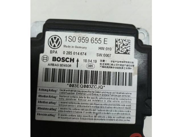 Блок подушек безопасности 1S0959655E Skoda Citigo