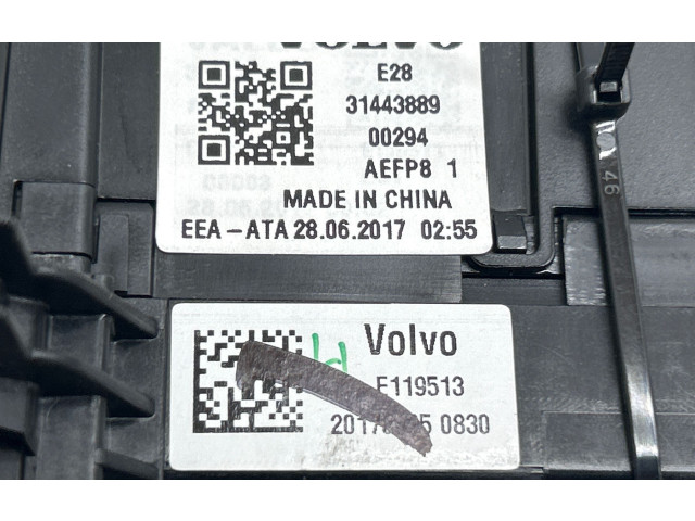 Подрулевой шлейф SRS 31443889, 00294   Volvo S90, V90