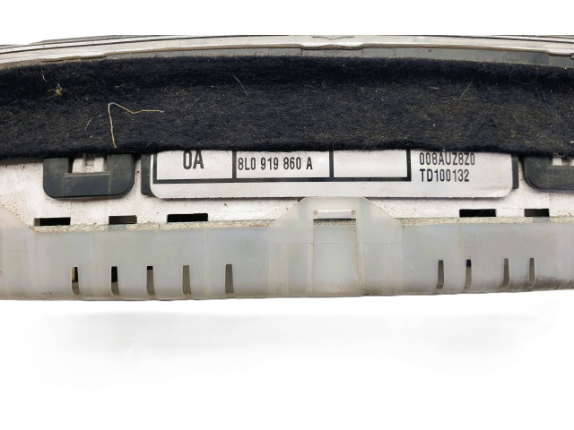 Панель приборов 8L0919860A Audi A3 S3 8L