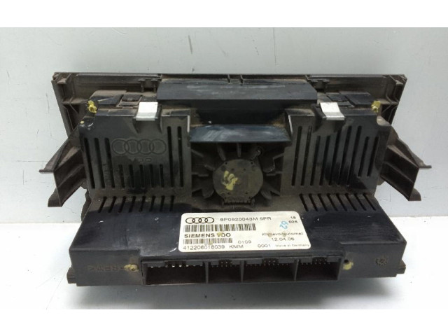 Блок управления климат-контролем 8P0820043AE5PR, 8P0820043AC Audi A3 S3 8P
