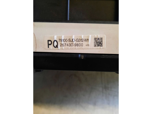 Панель приборов 78100SJDG310M1, 2574309000 Honda FR-V