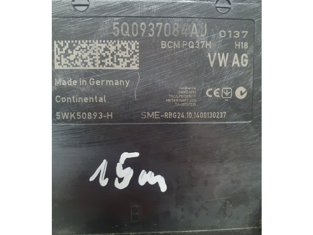 Блок комфорта 5Q0937084AJ, 5WK50893H Skoda Octavia Mk3 (5E)