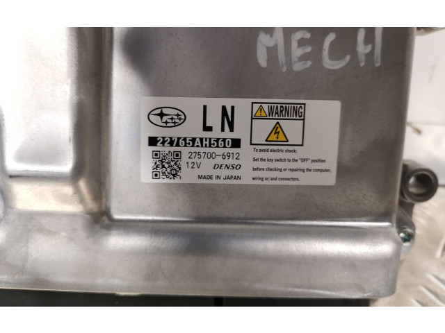 Блок управления двигателя 22765AH560, 2757006912   Subaru Forester SJ