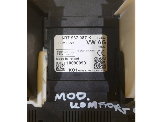 Блок комфорта 6R7937087K, 10090099   Skoda Fabia Mk2 (5J)   