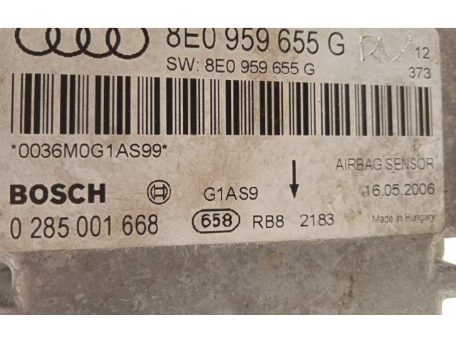 Блок подушек безопасности 8E0959655G, 0285001668 Audi A4 Allroad