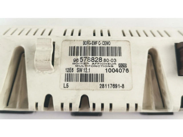 Дисплей 9657882880 Citroen C5