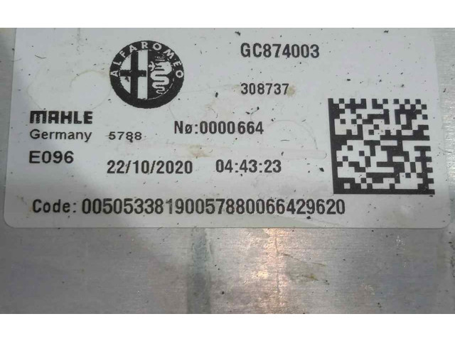 Интеркулер 190X160X67 Alfa Romeo Stelvio