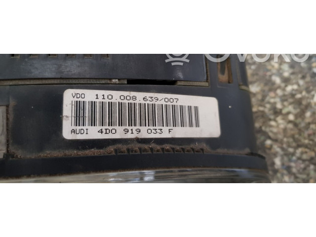 Přístrojová deska  Audi A8 S8 D2 4D 2001 4D0919033F  