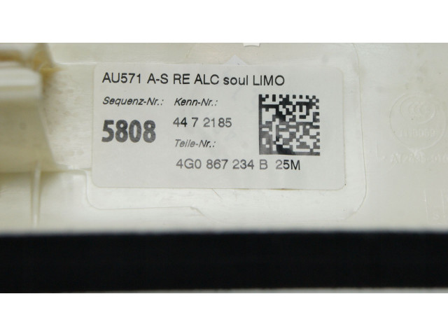 Боковая подушка безопасности 4G0867234B, 4G0867234B   Audi A6 S6 C7 4G