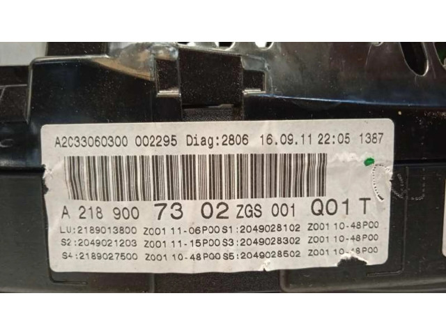 Панель приборов A2189007302, 2189007302   Mercedes-Benz CLS AMG C219       