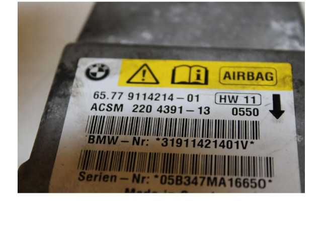 Блок подушек безопасности 65779114214 BMW Z4 E85 E86