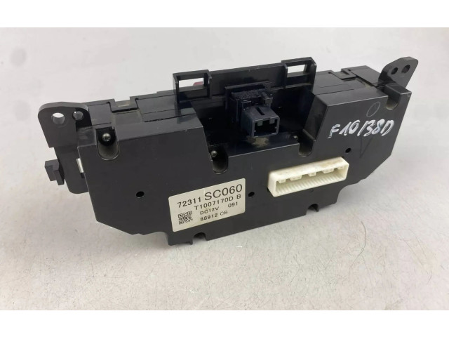 Блок управления климат-контролем 72311SC060 Subaru Forester SH