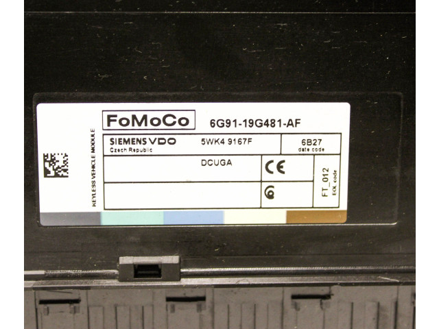 Блок управления 6G9119G481AF Jaguar XK - XKR