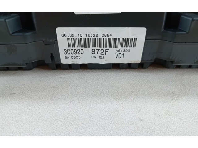 Панель приборов 3C0920872F   Volkswagen PASSAT B6       
