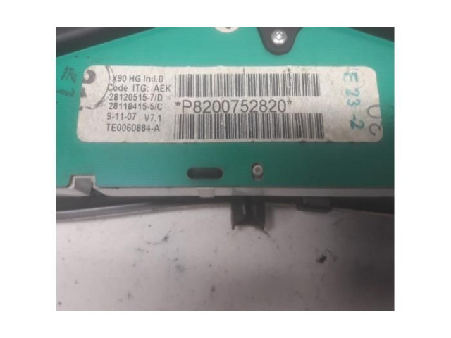 Панель приборов 281184155C, 281205157D Dacia Logan I