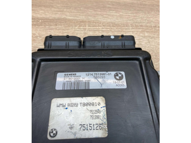 Блок управления двигателем Блок управления 7513981 Mini One - Cooper Coupe R56