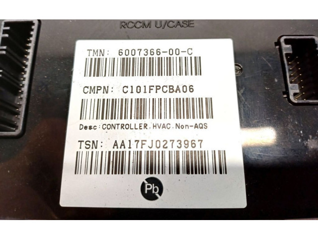 Блок управления климат-контролем 6007366-00-C Tesla Model S