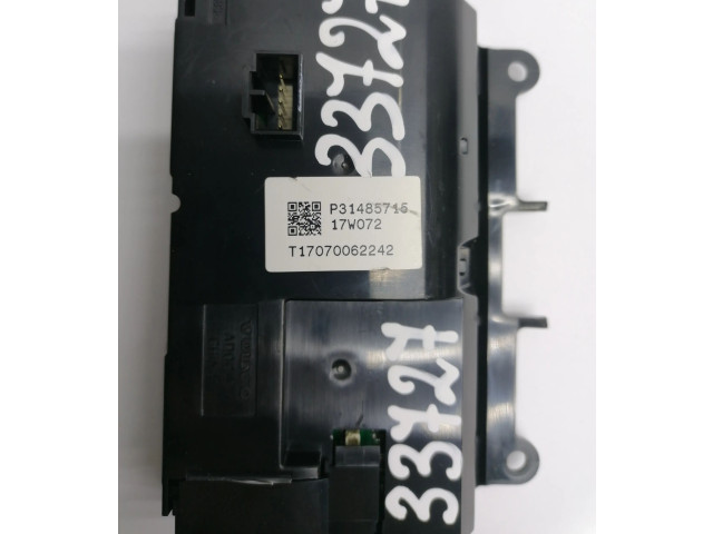 Блок управления кондиционера воздуха / климата/ печки (в салоне) Volvo XC60  2017 -  года P31485715, 17W072      