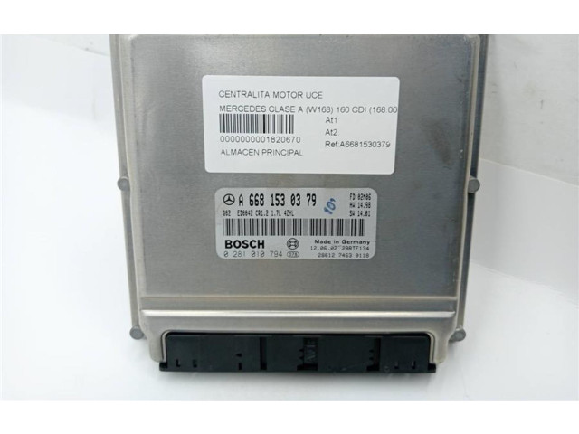 Блок управления A6681530379, 0090047 Mercedes-Benz A W168