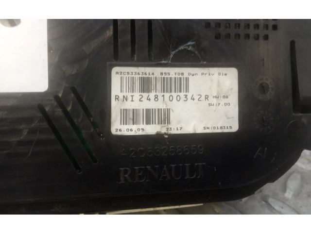 Přístrojová deska Renault Megane III 2009 248100342R, A2C53363614