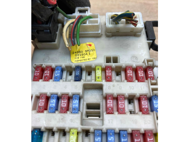 Блок предохранителей 243505M310, 0315041 Nissan Almera N16