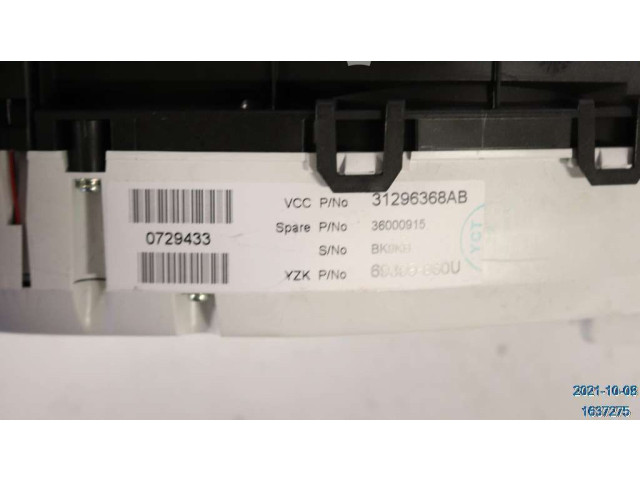 Панель приборов 36001835 Volvo V70