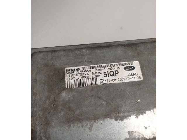 Блок управления двигателя 2S6A12A650TG, S118107003K   Ford Fusion