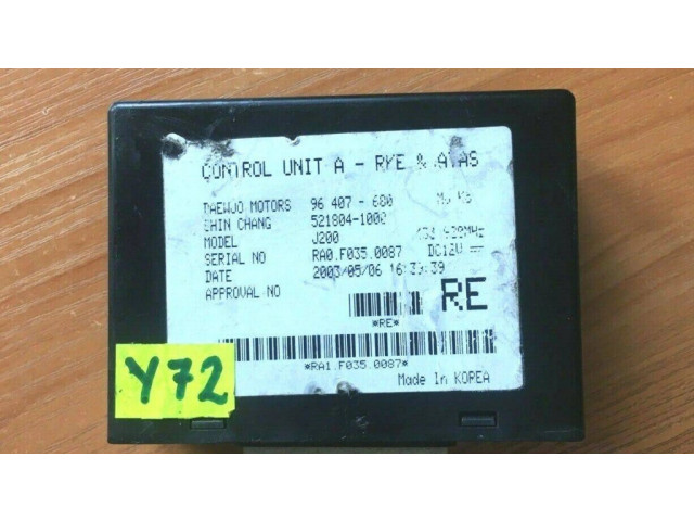 Блок управления 96407-680, 521804-1000   Chevrolet Nubira