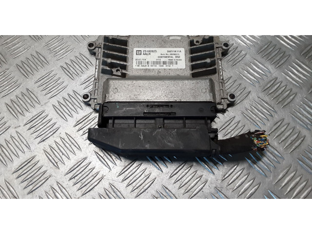 Блок управления двигателя 25182025, 5WY1K11A   Chevrolet Spark