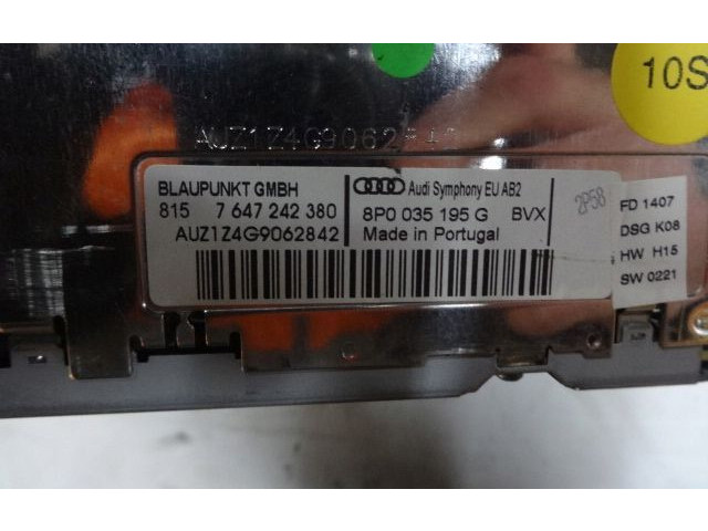 Турбина Радио/ проигрыватель CD/DVD / навигация Audi A3 S3 8P  8P0035195G         