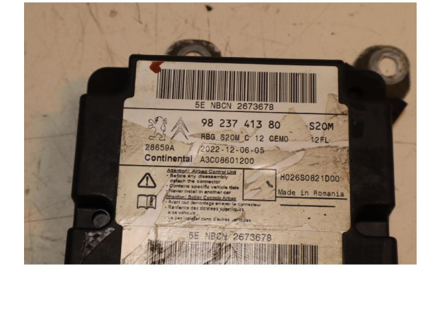 Блок подушек безопасности 9823741380   Peugeot Partner III