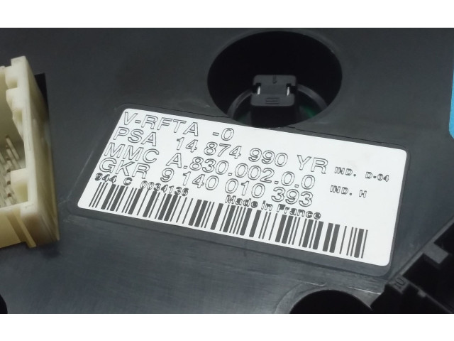 Блок управления климат-контролем 14874990YR, A83000200   Fiat Ulysse