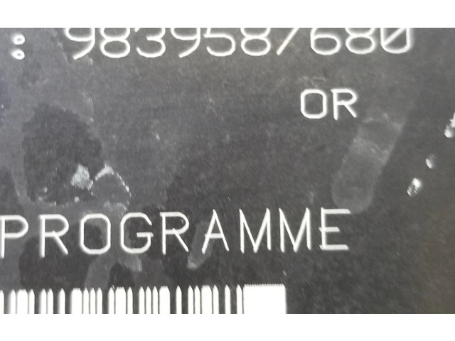 Řídící jednotka 9839587680, R04080026B Citroen Berlingo 1963