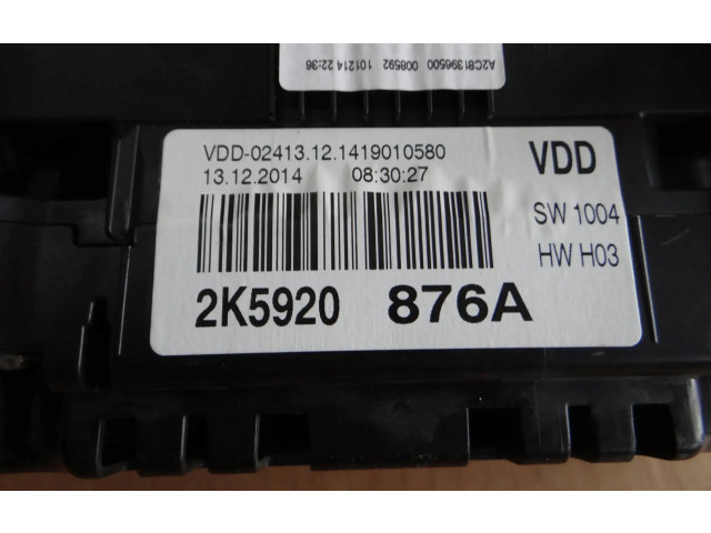 Панель приборов 2K5920876A Volkswagen Caddy