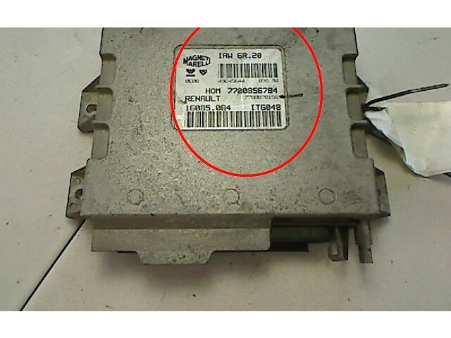 Блок управления двигателя 7700856784, IAW6R20 Renault Twingo I