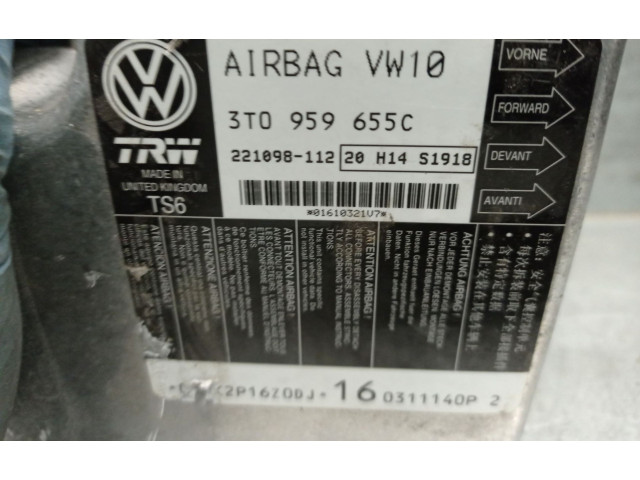 Блок подушек безопасности 3T0959655C, 221098112TRW   Skoda Superb B6 (3T)