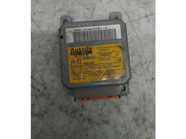 Блок подушек безопасности 986293129 Citroen Berlingo