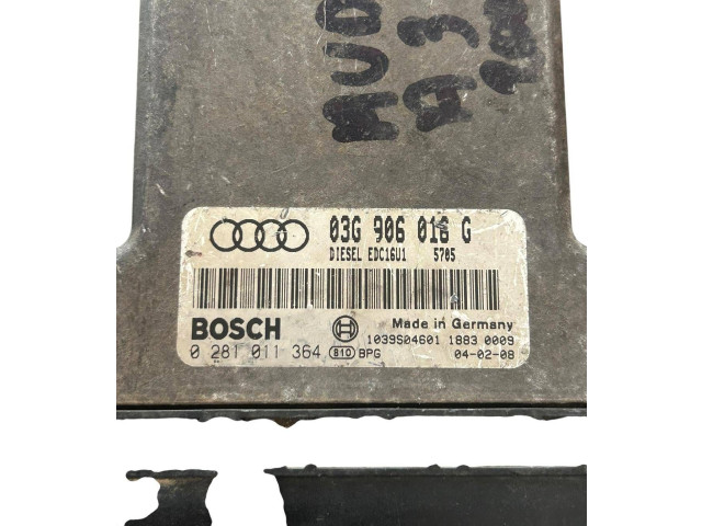Блок управления двигателя 03G906016G, 0281011364 Audi A3 S3 8P