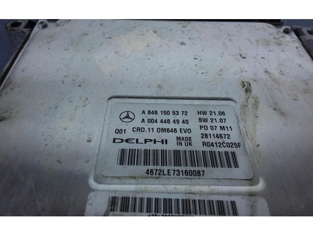 Řídící jednotka A6461505372, A6461505372 Mercedes-Benz E W212 2007
