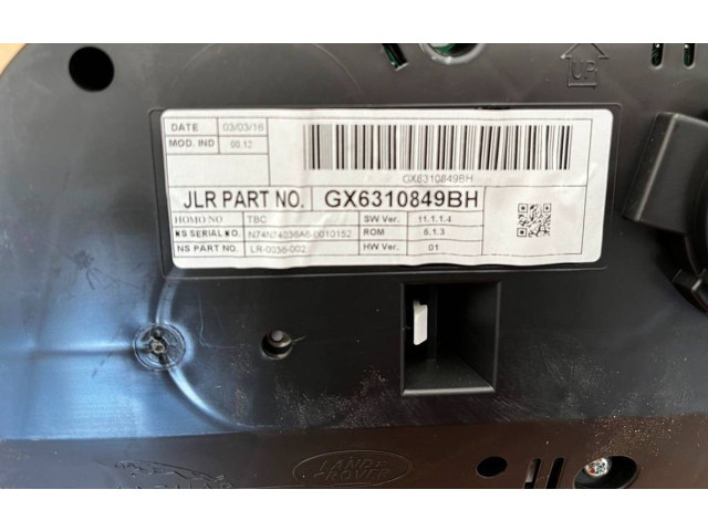Панель приборов GX6310849BH   Jaguar XF X260       