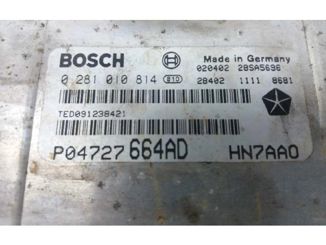 Řídící jednotka 0281010814 Chrysler Voyager