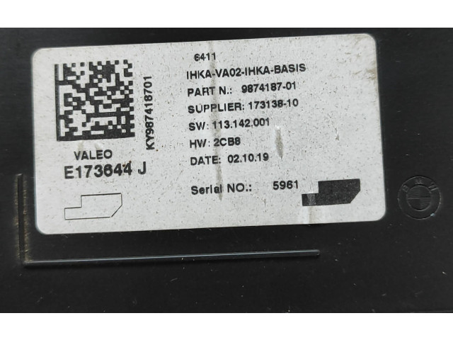 Модуль блока управления кондиционером 9874187, E173644J Mini One - Cooper F56 F55